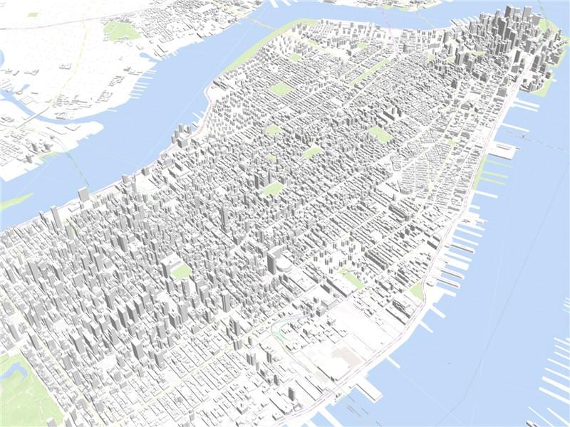 Manhattan hartë 3d