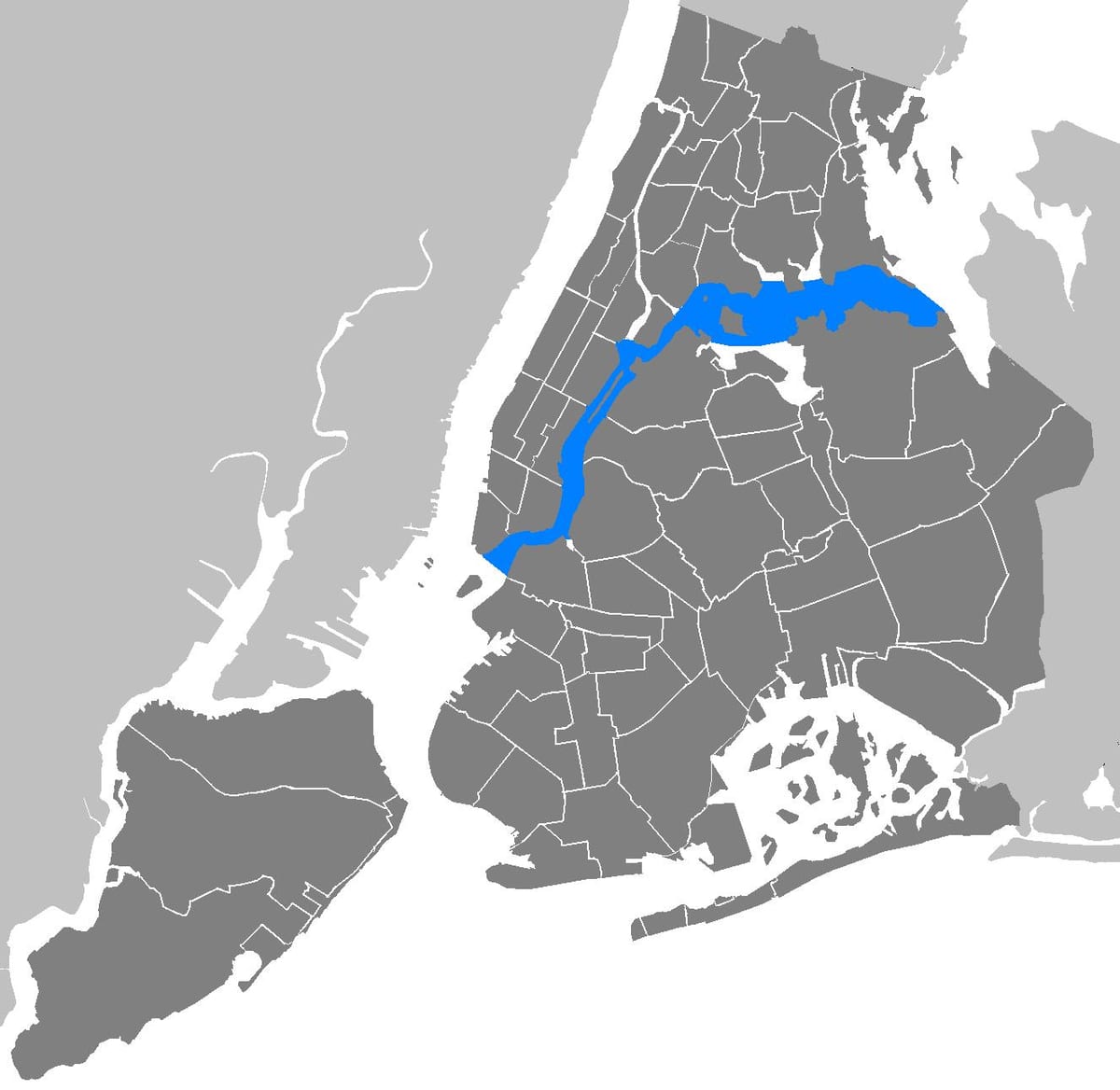 harta e Manhattan vektor