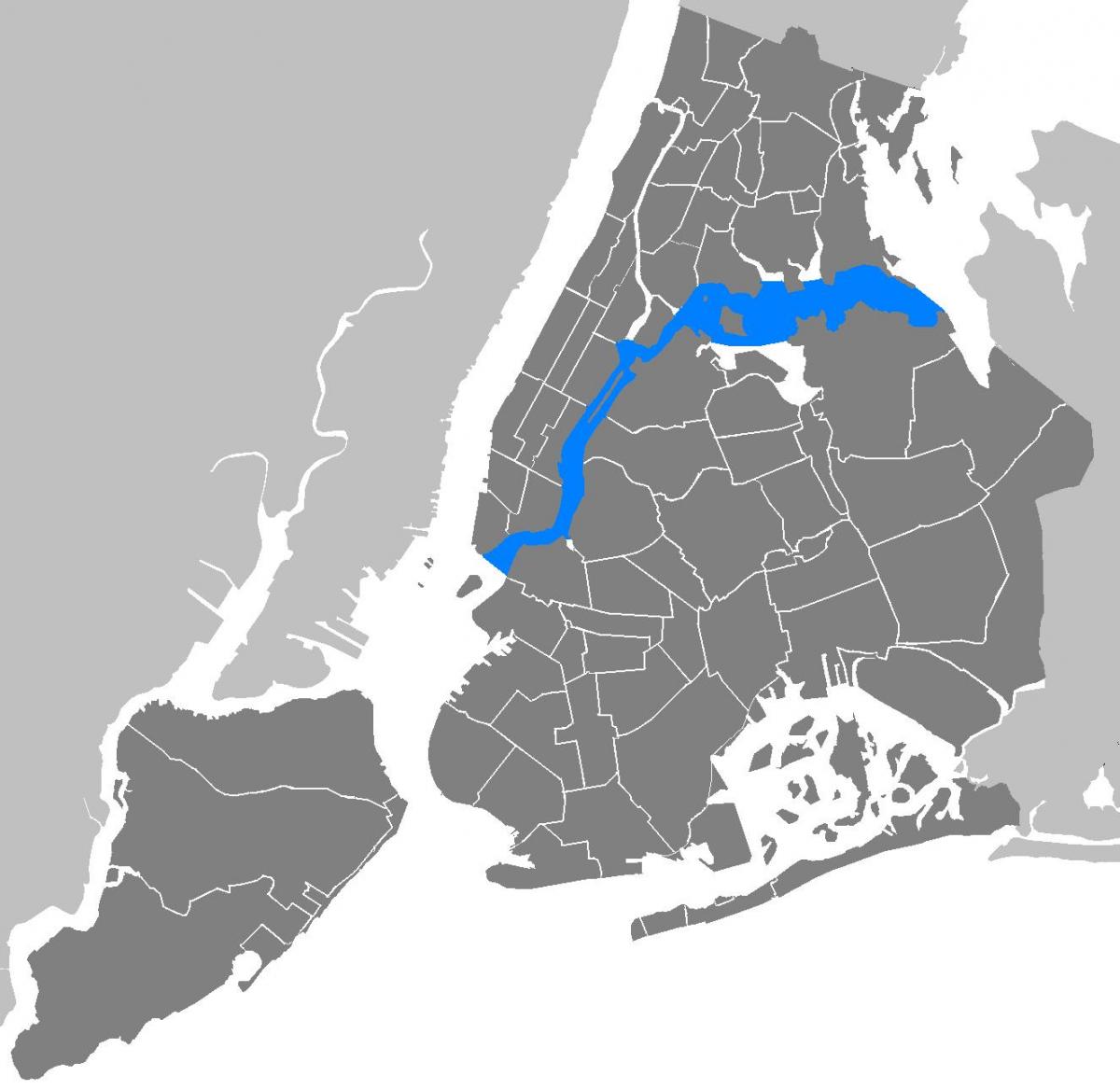 harta e Manhattan vektor