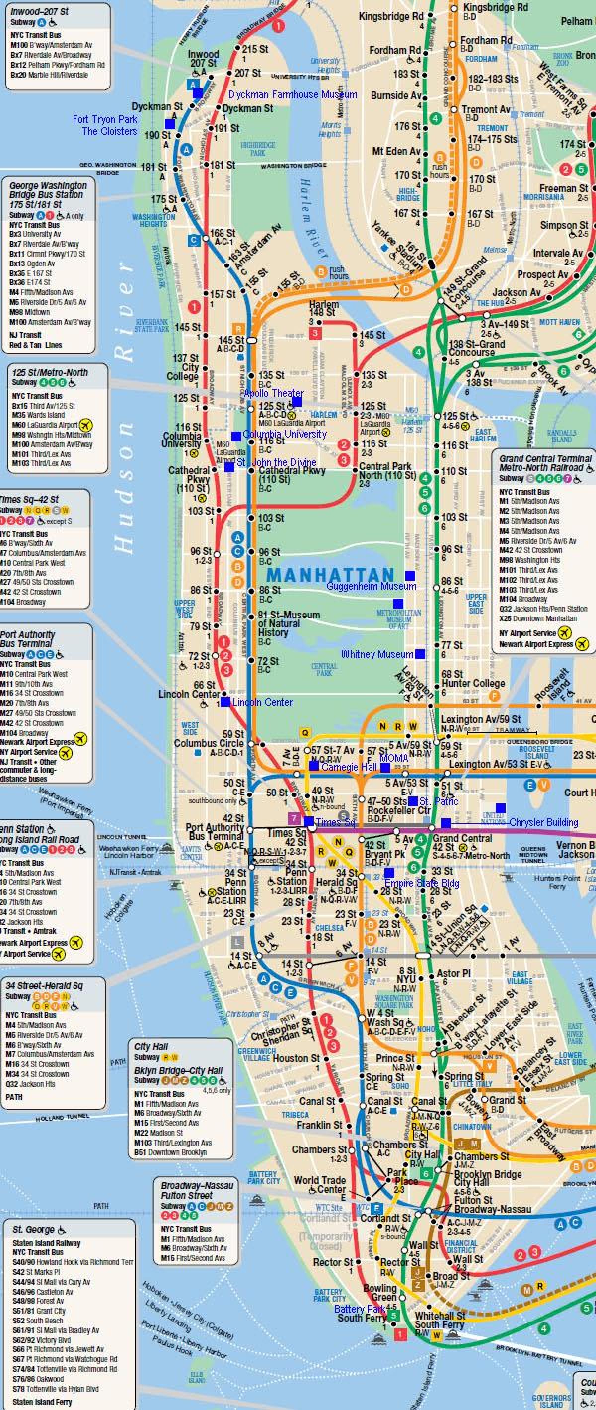 Manhattan hekurudhor hartë