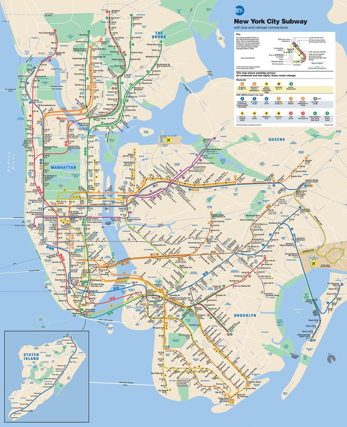 harta e mta Manhattan