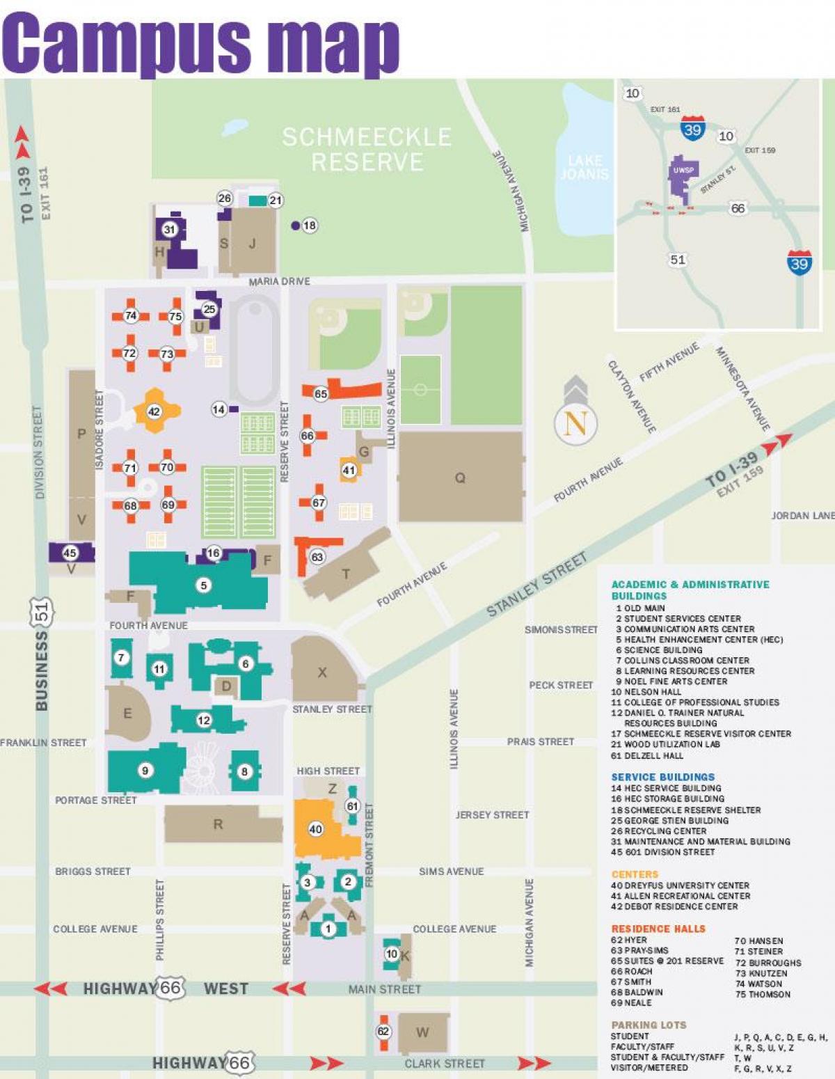 harta e NYU kampus