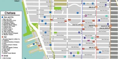 Harta e Chelsea Manhattan