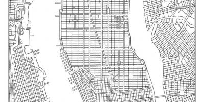 Harta e rrjetit Manhattan