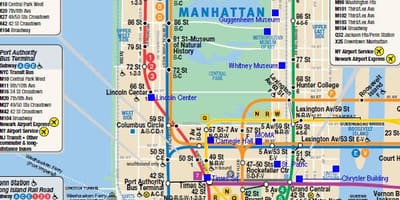 Manhattan hekurudhor hartë