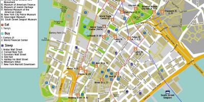 Harta e në qendër të qytetit Manhattan ny